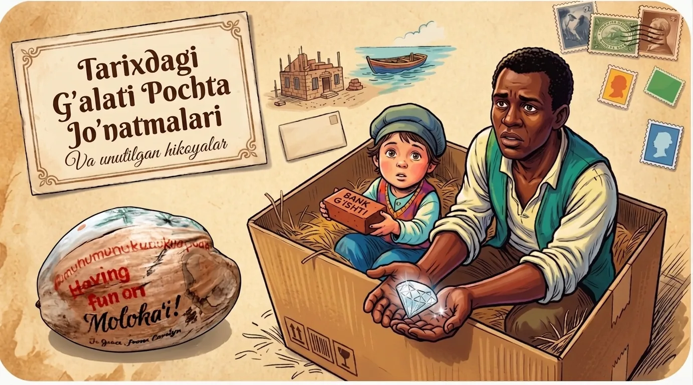 Pochta qutisida: dunyo bo'ylab yuborilgan eng g'alati jo'natmalar