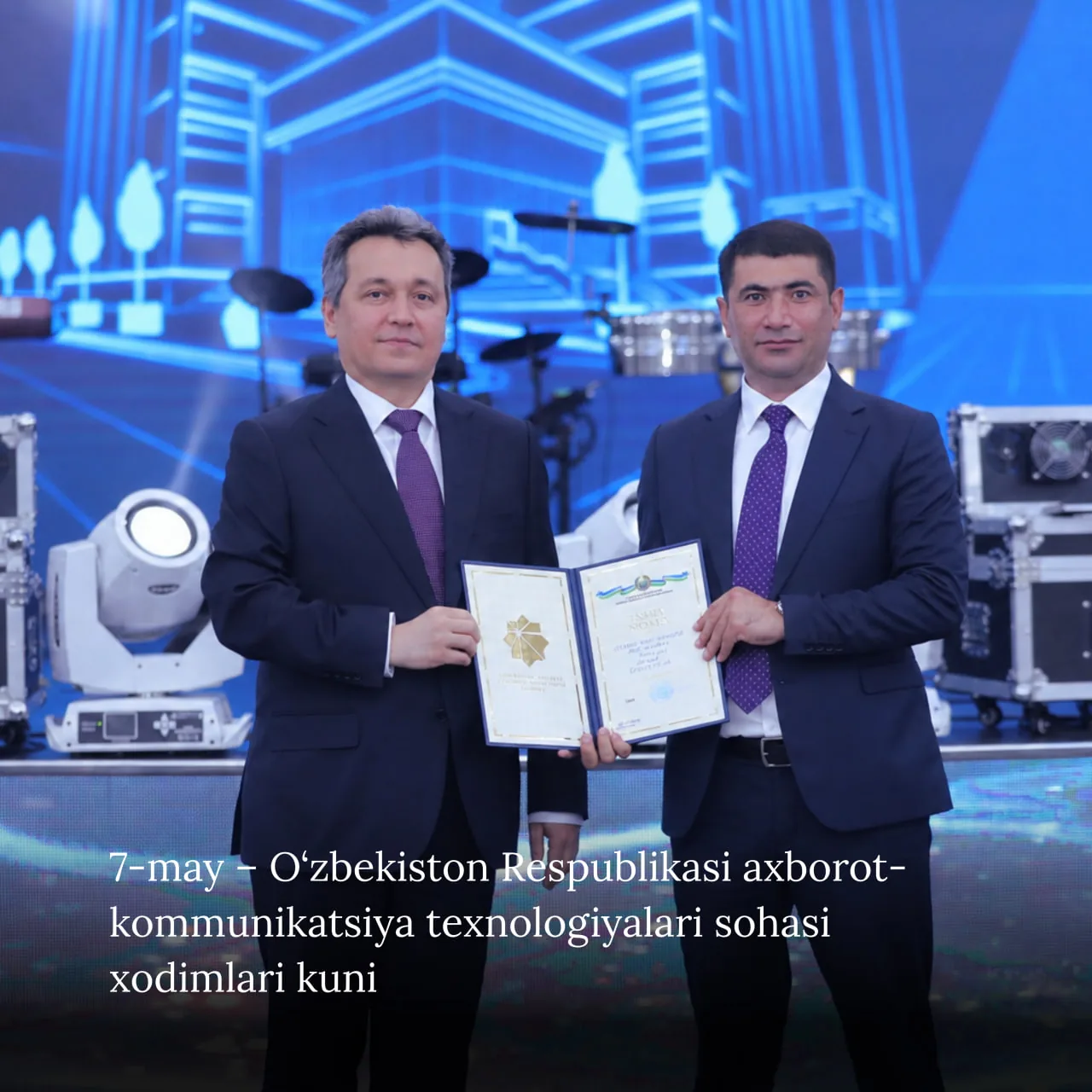 7-may – O‘zbekiston Respublikasi axborot-kommunikatsiya texnologiyalari sohasi xodimlari kuni